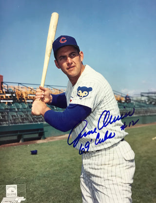 Gene Oliver Autographed 8x10 Baseball Photo