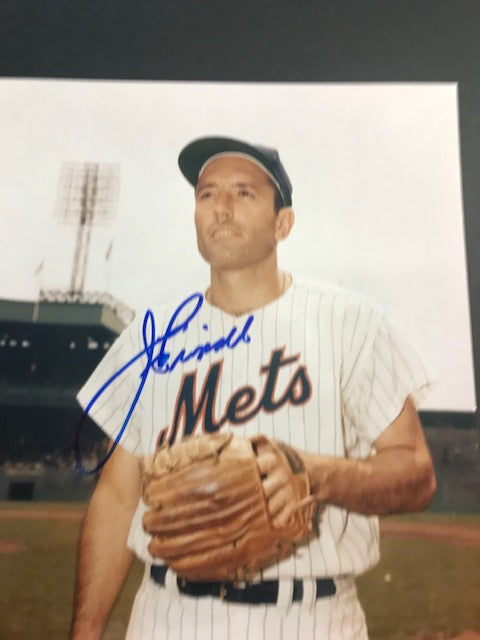 Jim Piersall Autographed 8x10 Baseball Photo
