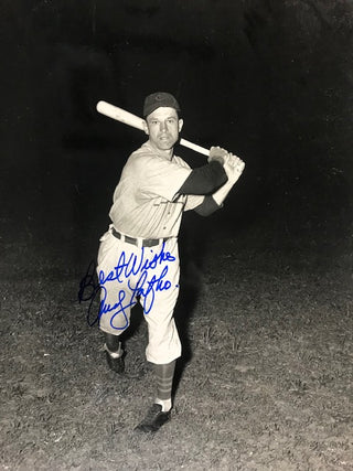 Andy Pafko Autographed 8x10 Black & White Baseball Photo