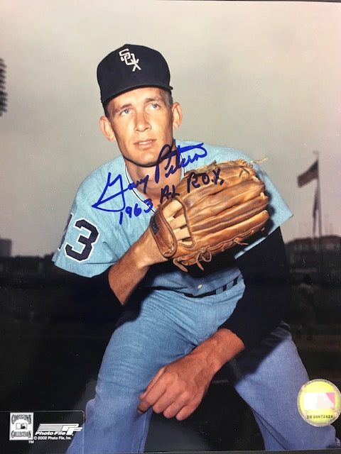 Gary Peters Autographed 8x10 Baseball Photo