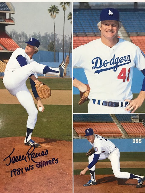 Jerry Reuss Autographed 8x10 Baseball Photo