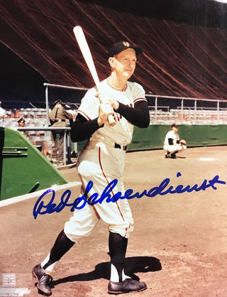 Red Schoendienst Autographed 8x10 Baseball Photo