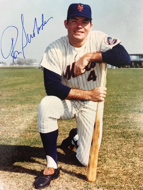 Ron Swoboda Autographed 8x10 Baseball Photo