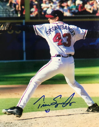 Tim Spooneybarger Autographed 8x10 Baseball Photo