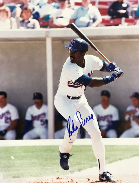 Ruben Sierra Autographed 8x10  Baseball Photo