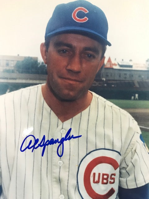 Al Spangler Autographed 8x10 Baseball Photo