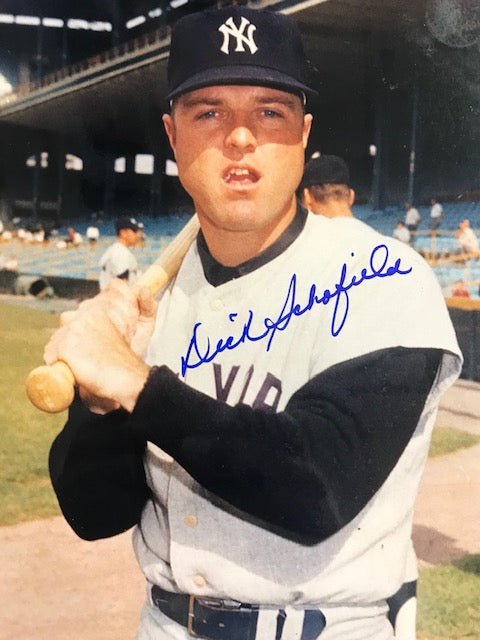 Dick Schofield Autographed 8x10 Baseball Photo