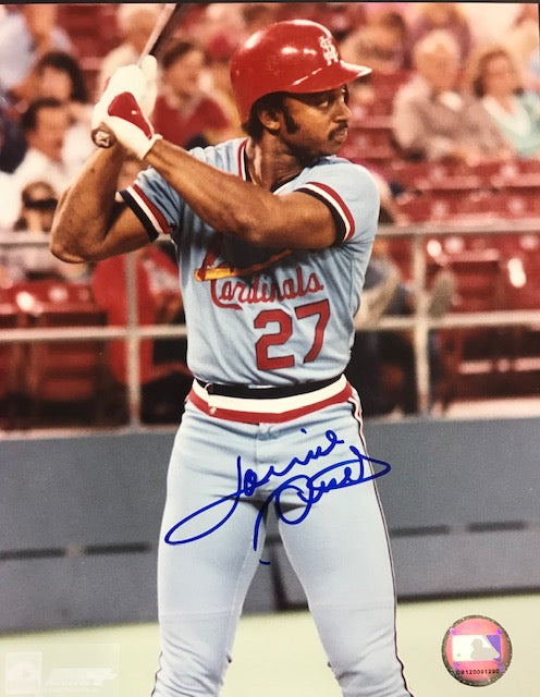 Lonnie Smith Autographed 8x10 Baseball Photo