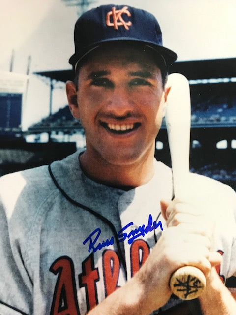 Russ Snyder Autographed 8x10 Baseball Photo
