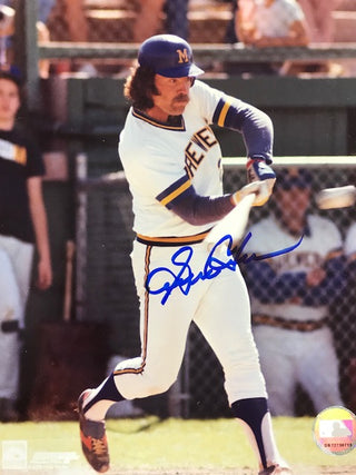 Gorman Thomas Autographed 8x10 Baseball Photo