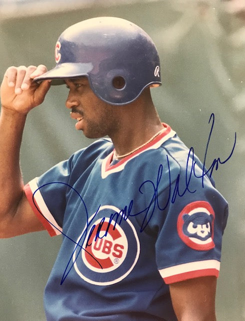 Jerome Walton Autographed 8x10 Baseball Photo
