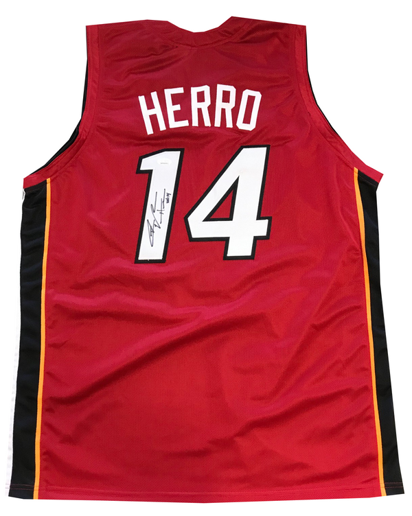 Basketball - Tyler Herro Signed & Framed Red Miami Heat Jersey (JSA COA), Taylormade Memorabilia