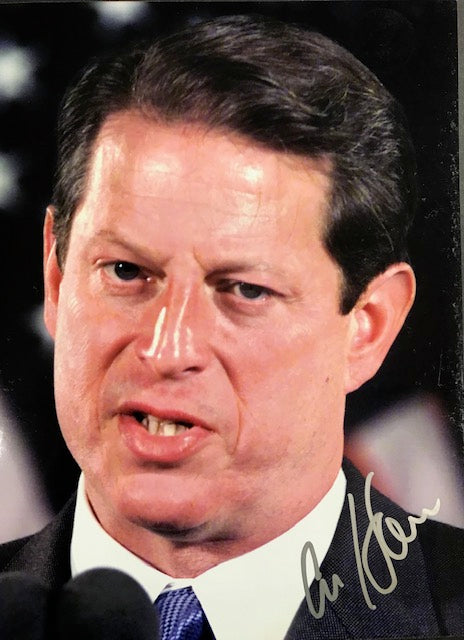 Al Gore Autographed 8x10 Celebrity Photo