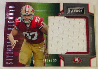 Nick Bosa 2019 Panini Playbook Rookie Jersey Card