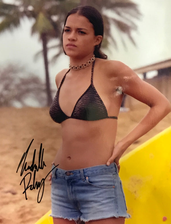 Michelle Rodriguez Autographed 8x10 Celebrity Photo