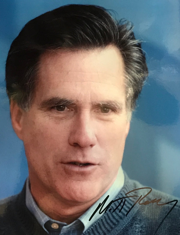 Mitt Romney Autographed 8x10 Celebrity Photo