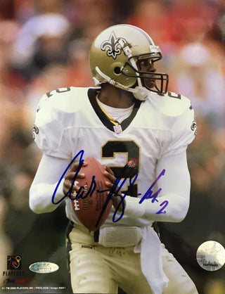 Aaron Brooks Autographed 8x10 Football Photo