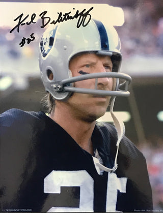 Fred Biletnikoff Autographed 8x10 Football Photo