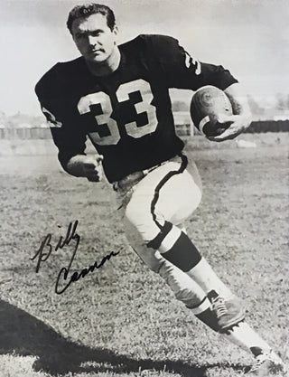 Billy Cannon Autographed 8x10 Black & White Football Photo
