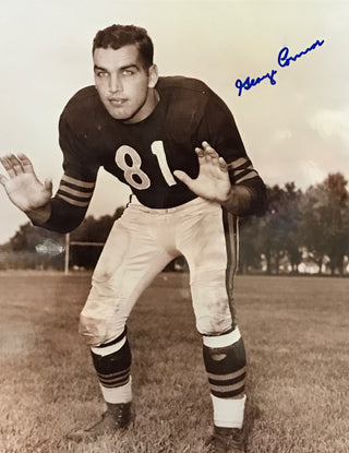 George Connor Autographed 8x10 Football Photo