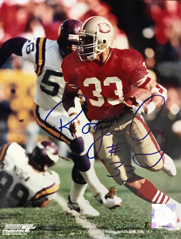 Roger Craig Autographed 8x10 Football Photo