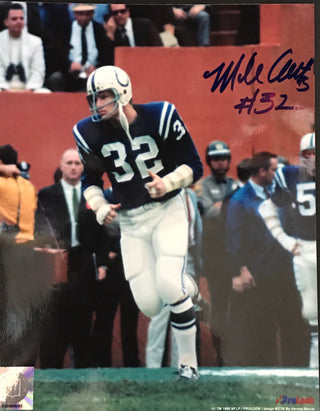 Mike Curtis Autographed 8x10 Football Photo