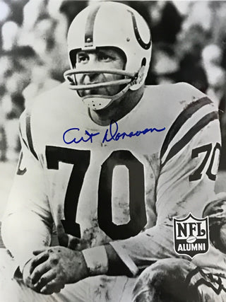 Art Donovan Autographed 8x10 Football Photo