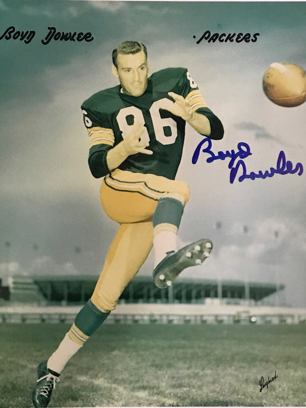 Boyd Dowler Autographed 8x10 Football Photo