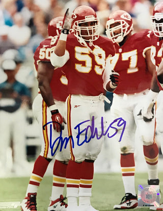 Donnie Edwards Autographed 8x10 Football Photo