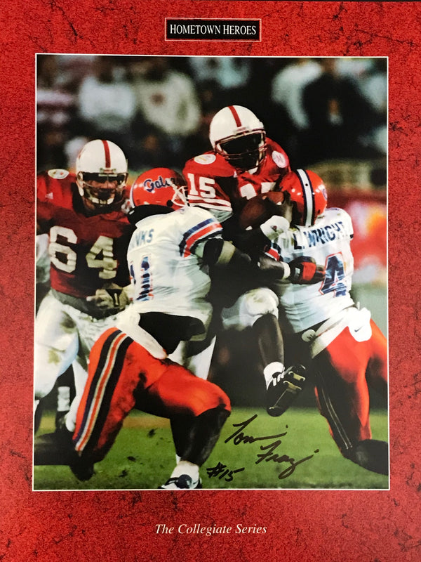 Tommie Frazier Autographed 8x10 Football Photo