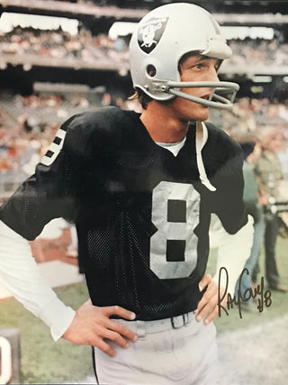 Ray Guy Autographed 8x10 Football Photo