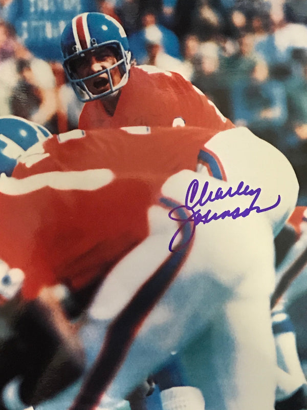 Charley Johnson Autographed 8x10 Football Photo