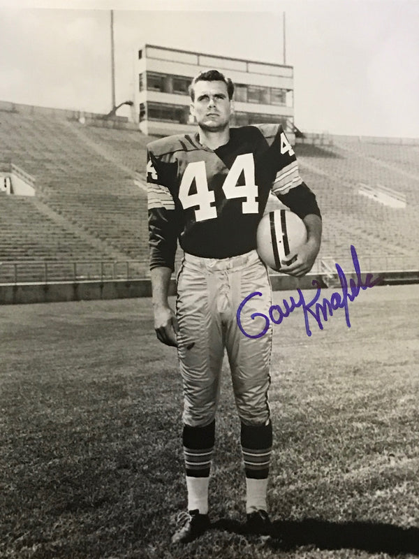 Gary Knafelc Autographed 8x10 Football Photo