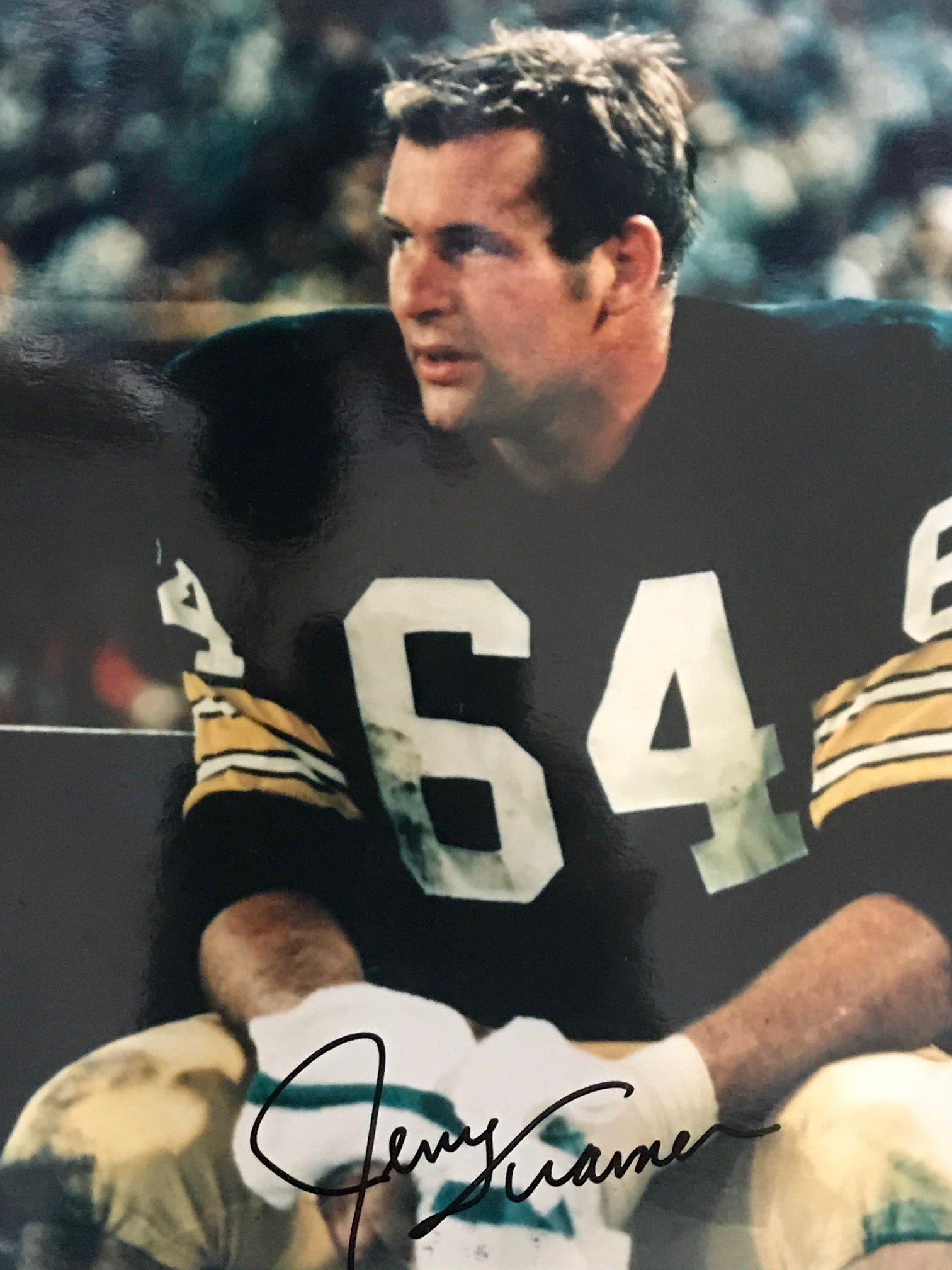 Color Photo Jerry Kramer Jerry Kramer Autographed 8x10 Football Photo | Hollywood Collectibles