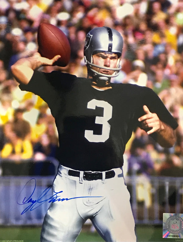 Daryle Lamonica Autographed 8x10 Football Photo