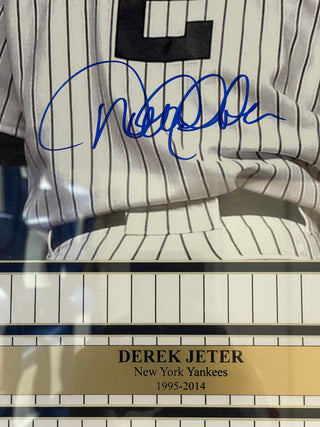 Derek Jeter Autographed 16x20 Framed Photo (Steiner)