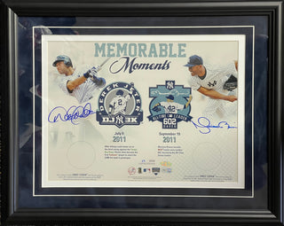 Derek Jeter &Mariano Rivera Autographed 11x14 Framed Photo (Steiner & MLB Auth)