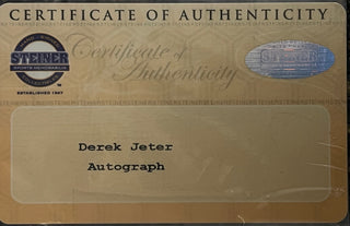 Derek Jeter Autographed 8x10 Framed Photo (Steiner)