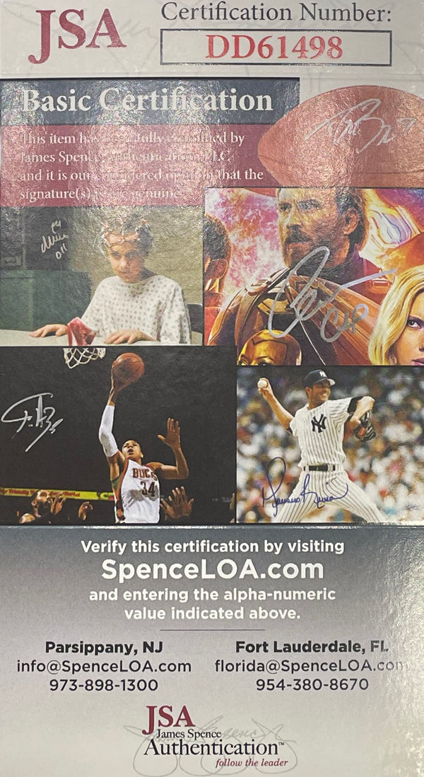 Emmitt Smith Autographed Official Super Bowl XXVII Football (JSA)