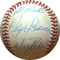 Brooklyn/Los Angeles Dodgers Hofers & Stars Autographed Baseball (JSA)