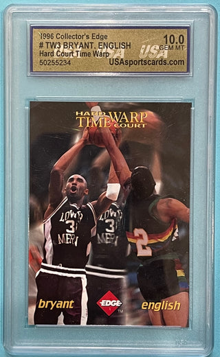 1996 Collector's Edge Time Warp Kobe Bryant Alex English USA 10