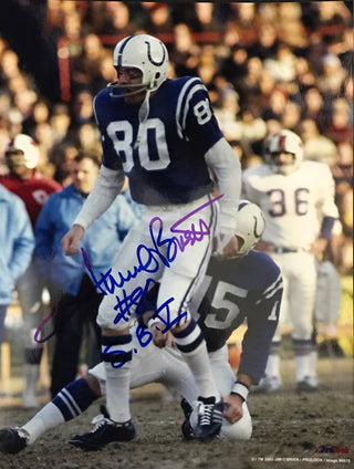 Jim O'Brien Super Bowl V Autographed 8x10 Football Photo