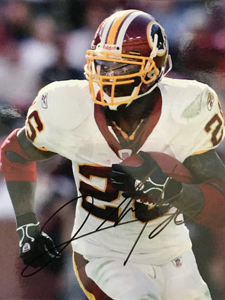 Clinton Portis Autographed 8x10 Football Photo