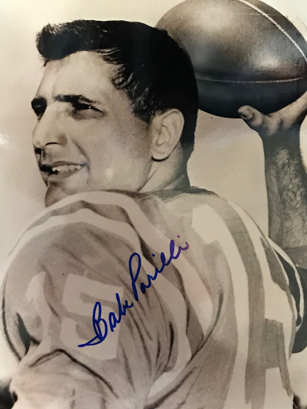 Babe Parilli Autographed 8x10 Football Photo