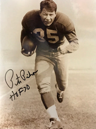 Pete Pihos Autographed 8x10 Football Photo