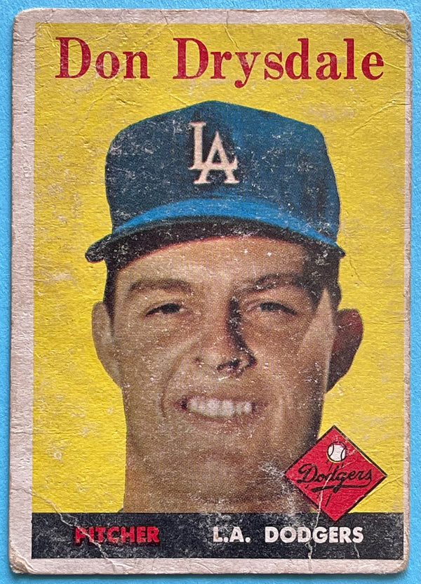 Don Drysdale 1958 Topps Card #25