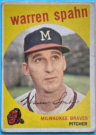 Warren Spahn 1959 Topps Card #40