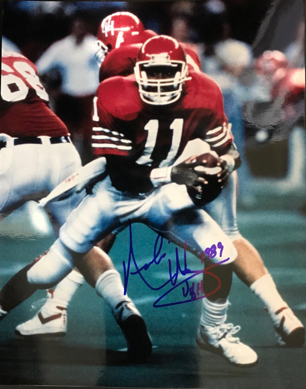 Andre Ware Autographed 8x10 Football Photo