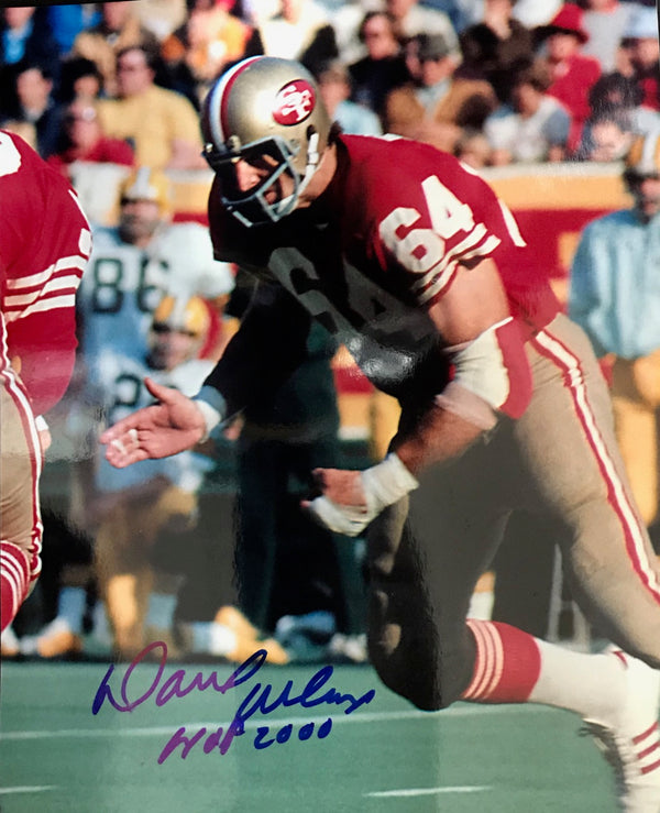 Dave Wilcox Autographed 8x10 Football Photo