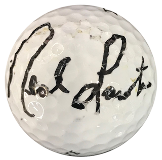 Neal Lancaster Autographed Top Flite 1 Hot XL Golf Ball